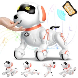 Chridark Remote Control Robot Dog Toy for Kids 5-7 Years Old, Pet Puppy Robotic Toy, Smart Robot Dog, Interactive Touch Walking Talking Toys for Boys Girls, Gifts for 3 5 6 7 8 Years Old