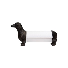 Creative Co-Op Antiqued Bronze Dachshund Dog Paper Towel Holder
