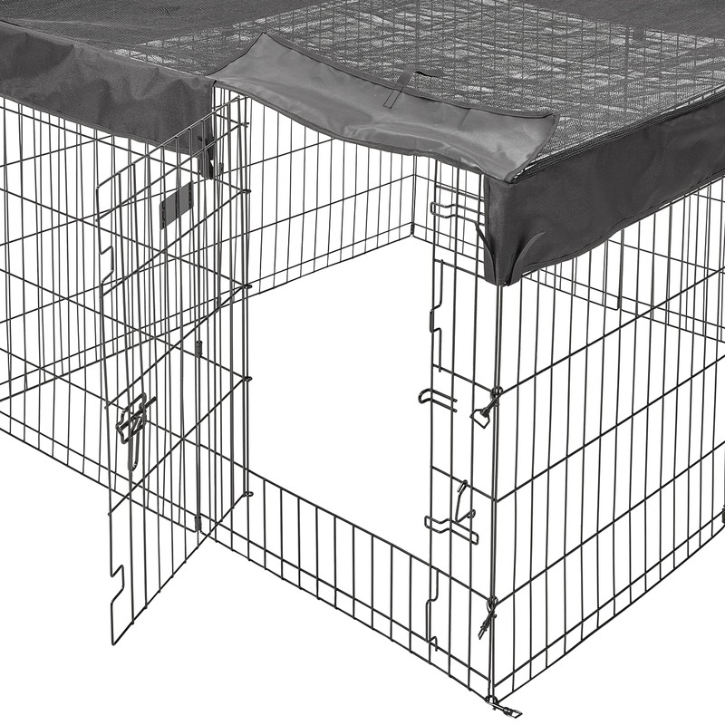 MidWest Homes For Pets Square Exercise Pen Fabric Mesh Top
