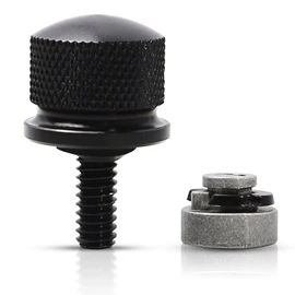 FOVPLUE Quick-Release Fender Seat Hardware Kit,1/4″-20 Thread Seat Bolt/Screw and Nut Kit for Harley Softail FLT Touring Road glide Road King Street Glide Electra Glide Sportster XL Dyna,Black