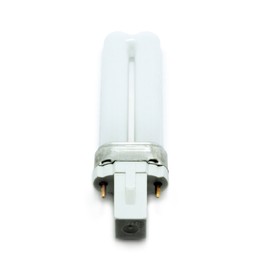 GE Low Energy Lighting 2 Pin Single Tube CFL 5w G23 Warm White 10000 Hours
