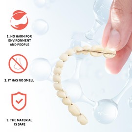 DIY Denture Kit, Dentures False Teeth, Clip on Teeth, Suitable for Men and Women to Repair Missing Teeth with Red Wax Tablets 10 Pieces