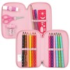 Depesche Princess Mimi Robby - Filled 2-Compartment Pencil Case in