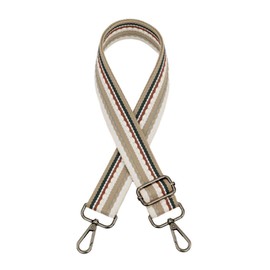 Anevous Adjustable Shoulder Strap for Women, 3.8 cm Wide Bag Strap, Bag Straps for Changing, 75-130 cm Replacement Bag Strap, Shoulder Strap Accessories for Shoulder Bags, Handbags, Khaki, Black