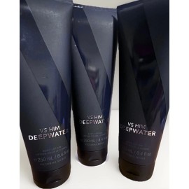 Victoria's Secret VICTORIA’S SECRET VS HIM DEEPWATER MENS FRAGRANCE BODY LOTION CREAM 8.4 oz New