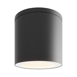 Ledvion - LED surface-mounted spotlights, black, diameter 90 mm, IP54, GU10 fitting, ceiling light