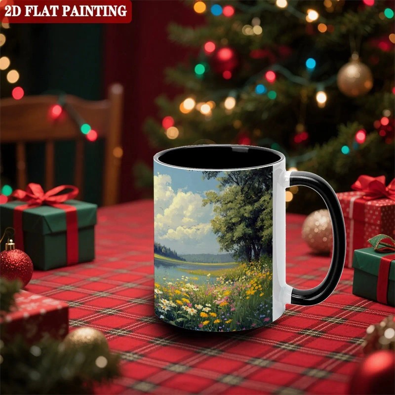 11oz Ceramic Mug Sublimation Blank Cup for Custom Design Low