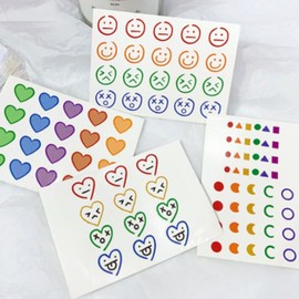 Cute Kids' Tattoo Stickers Sticker 3 Tattoo Sticker - Smile 5ea