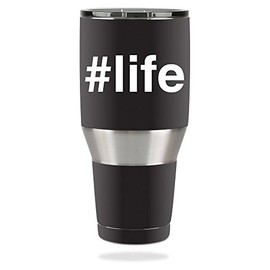 MightySkins Skin Compatible with Ozark Trail 40 oz Tumbler – Life | Protective, Durable, and Unique Vinyl Decal wrap Cover | Easy to Apply, Remove, and Change Styles | Made in The USA