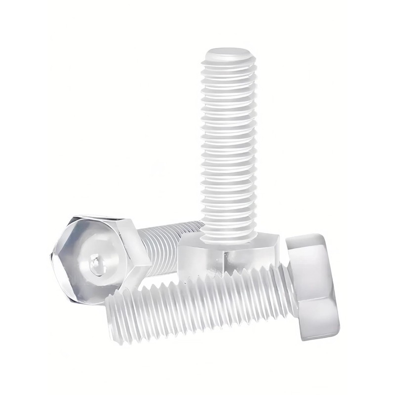 PC(Polycarbonate) Plastic Transparent Metric Hex Head Screws with Nuts and