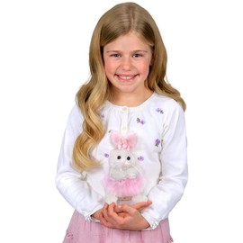 Bearington Lil' Twirls Small Plush Stuffed Animal Bunny Rabbit Ballerina with Tutu, 6"