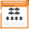 Gelacie Pergola Brackets Kit (Actual 3.9''x3.9'') 4x4 Woodworks Pergola Kit