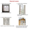 Mellroom Adjustable Window Screen Replacement kit with Zipper Opening, Fiberglass