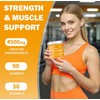 Creatine Monohydrate Gummies, Added 500mg BCAAs and Turmeric Exctract, 4500mg