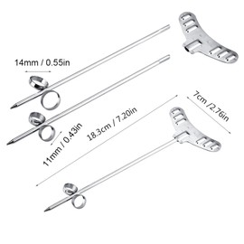 2Pcs Spiral Potato Cutter Manual Slicer Cucumber Salad Chopper Manual Spiral Screw Slicer Cutter Knives