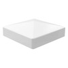 2-Pack Premium Pyramid White Vinyl 5 Inch x 5 Inch