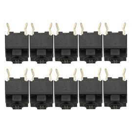 10PPcs Mouse Square Micro Switch Button Micro Switch Black Spots for Mouse Black Button
