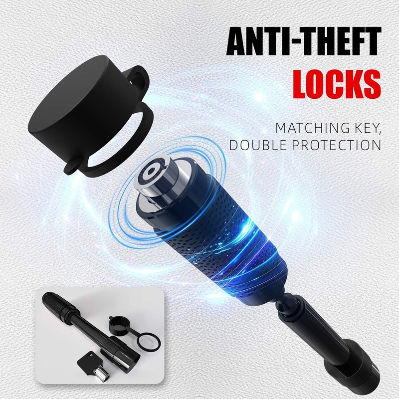 AUTOBOTS Trailer Hitch Ball Mount with 3/4" Recovery Shackle &