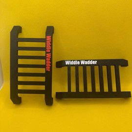 Widdle Wadder V2 TRD Pro magnetic ladder funny decoration (fully customizable) [Little Ladder, Wittle Wadder larger, stronger, bigger magnets, funny gag gift - Ladder color: Green, Letter’s color: White