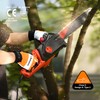 SAFEYEAR Chainsaw Gloves, L, White Cowhide & PVC Reinforced, EVA