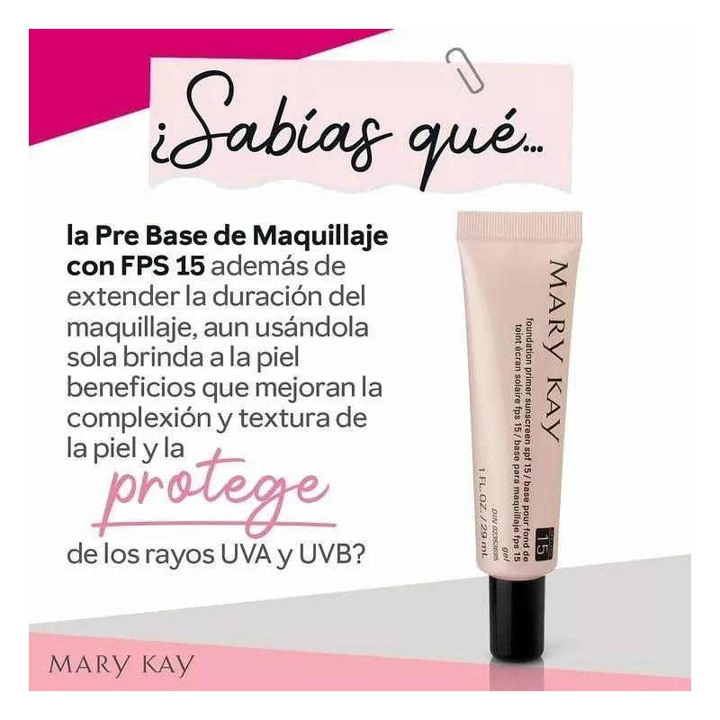 Mary Kay Primer Para Maquillaje Mary Kay+fijador De Maquillaje