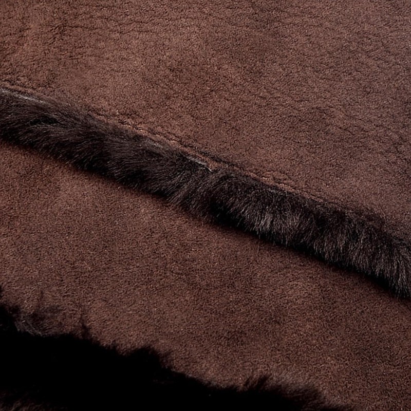 Harssidanzar Mens and Womens Winter Shearling Bucket Hat Lambskin Leather