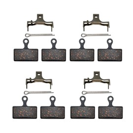 AHL Bicycle Semi-Metallic Disc Brake Pads for Shimano XTR M985 2011 M988 Deore/XT M785 SLX M666 M675 Deore M615 Alfine S700 MTB Bike / 2011 XTR, 2012-2013 XTR, XT, SLX (4 Pairs)