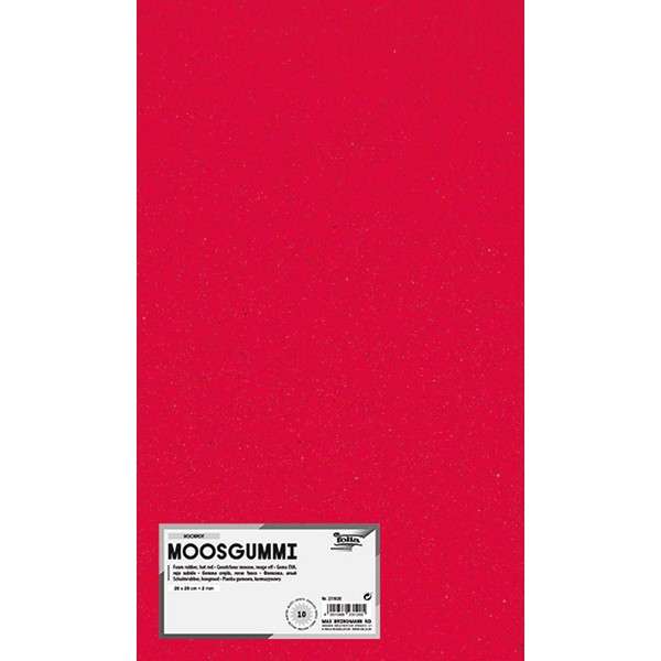 folia 231090 Foam Rubber, 2 mm, Approx. 20 x 29