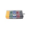 Set of 5 Cable Ties Coloured 2.5 mm x 100