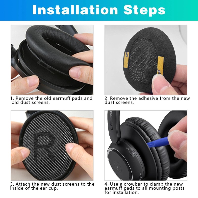 Skythrive Replacement Ear Pads for Bose QuietComfort 35 (QC35), Compatible