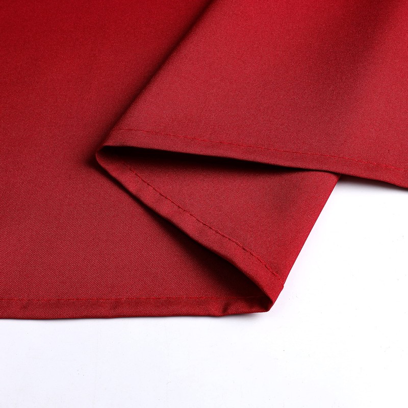 Home Direct Quality Rectangular Fabric Tablecloth 140x180cm 55"x70" Dark Red