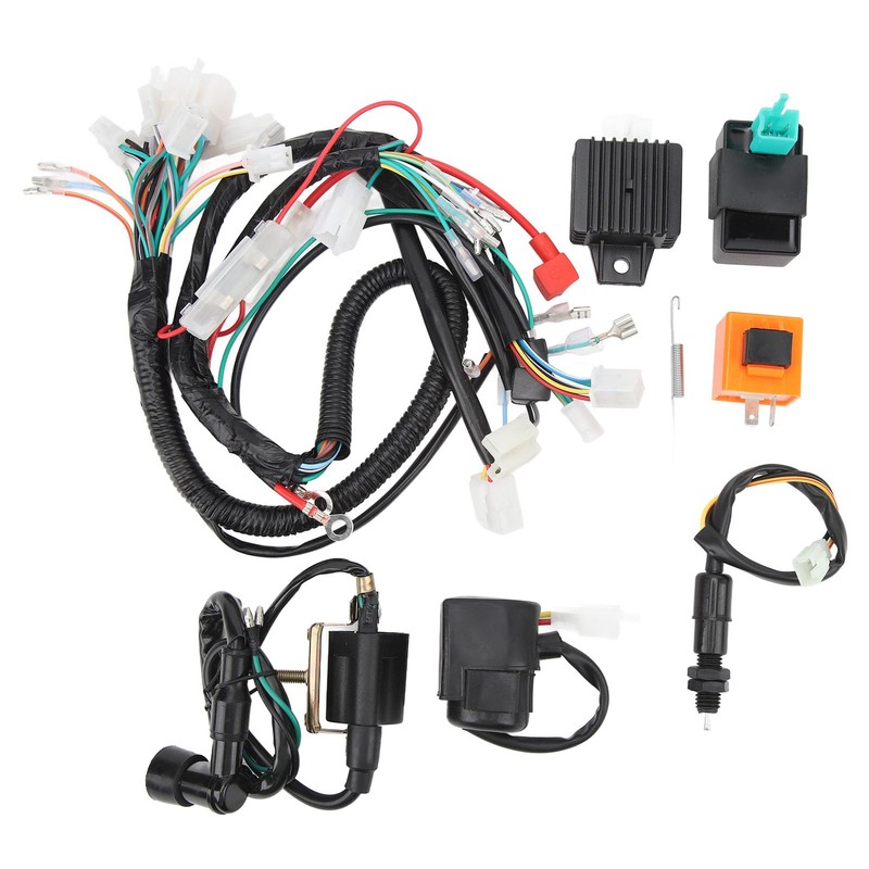 Engine Wiring Loom Harness Kit, Long Lasting Motor Starter Wire