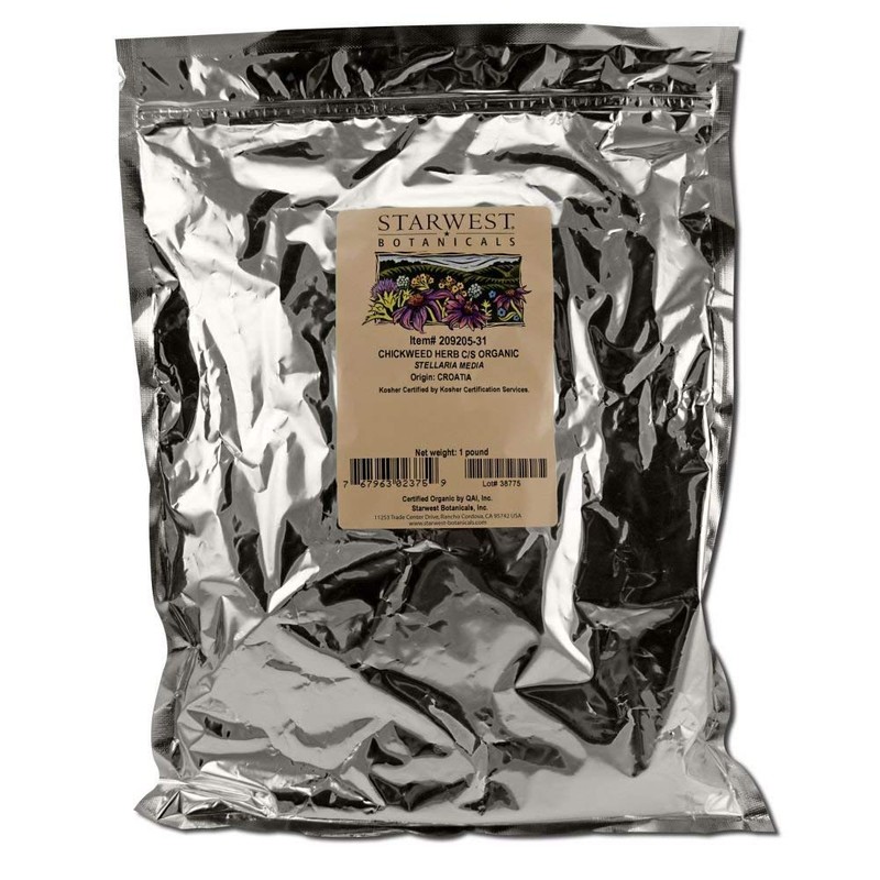 Organic Chickweed Herb C/S 1lb