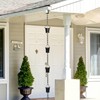 Invech 12.5FT Adjustable Rain Chains for Gutters, Outside Rain Chains