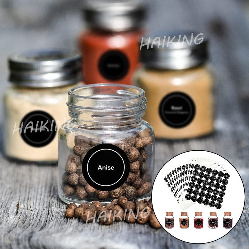 Spice Jar Labels, 432Pcs Seasoning Labels for Jars, Kitchen, Pantry