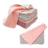 DHSBGWSX Pack of 12 Coral Velvet Cloths, Kitchen Cleaning Cloths,