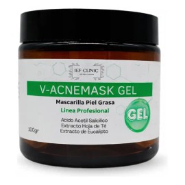 V-acnemask Gel Facial Piel Grasa Sebo Control Piel Brillosa