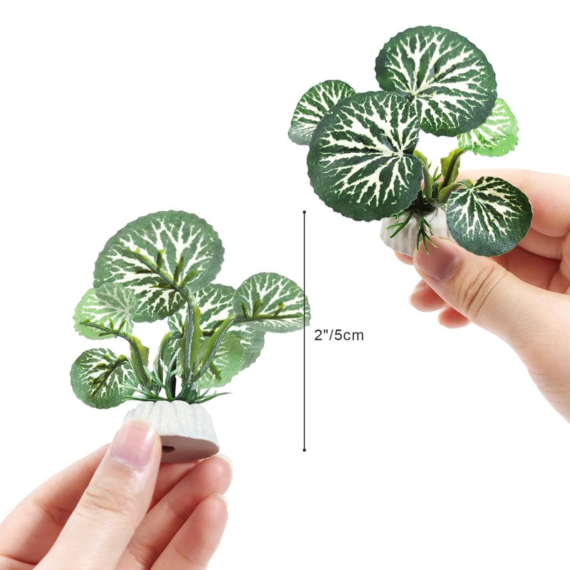 Vtapliea Fish Aquarium Decorations Cave Hide with Viewing Window for