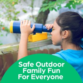 Jungle Gym Kingdom Playground Accessories - Pirate Ship Telescope for Kids - Plastic Attachment for Treehouse, Outdoor Playhouse, Playset, Backyard Swing Set (Blue)