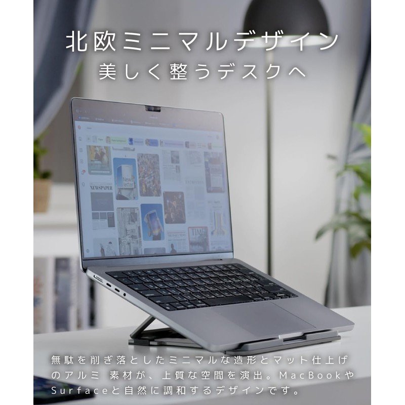 LOE (LOE) [Made in Japan] Laptop Stand (5-Level Adjustment Mechanism)