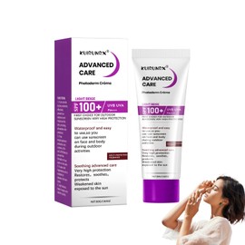 KUIRUNRX Sun Cream for Body, Moisturising Sun Protection SPF 100+, UV Protection Sunblock Sun Protection Lotion for Outdoor Sports, Skin Care for Prevention of Sunburn, 80 g