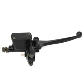 mokuo Right Side Motorcycle Brake Master Cylinder Assembly with Brake Lever,8mm Mirror Hole 7/8" Handlebar Fit for GY6 50cc 125cc 150cc Scooter Moped ATV Dirt Pit Bike Parts