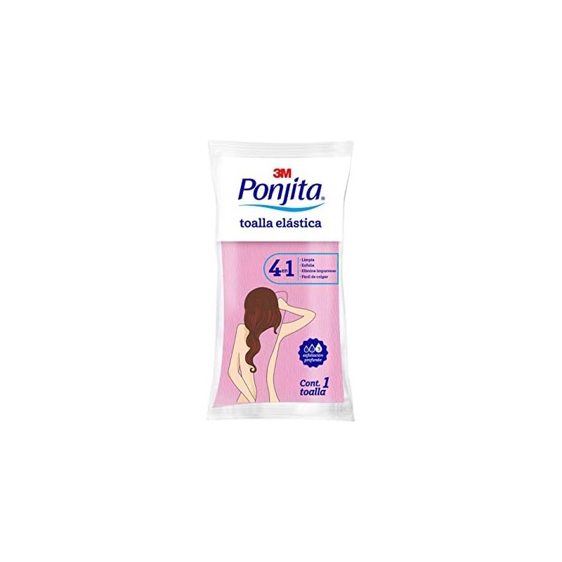 PONJITA 3M Toalla Elástica Exfoliante para Hombre Limpieza Profunda 1