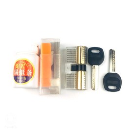 TPM Go AB Kaba Lock Tin Foils Tools with AB Lock,Locksmith AB Lock Fast Pick Tools Dimple Kaba Lock Opener (Tool with Lock)