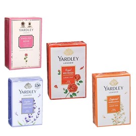 No Brand YARDLEY LONDON ALL TYPE SOAP 100G  LAVENDER,SANDALWOOD,ENGLISH ROSE,RED