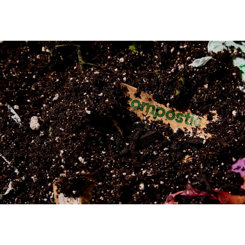 Compostic Home Compostable Trash Bags, 2.99 Gallon Small Kitchen Rubbish