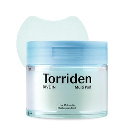 Torriden DIVE IN Multi Pad (80 pads) | Serum infused Facial Pads for Cooling, Soothing, Hydrating Spot Masking | Hyaluronic Acid, Panthenol, Allantoin