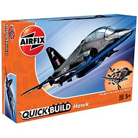 Airfix J6003 Quick Build BAe Hawk Aircraft Model Kit (Black),123 millimeters