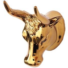 Guitar Holder Wall Mount and Bull Art Guitar Hook Hanger for Ukulele Bass Electric Acoustic Guitar