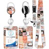 Plifal ID Badge Holder with Lanyard and Retractable Badge Reel